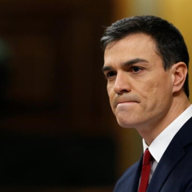 El presidente del Gobierno, Pedro Sánchez, en el Congreso de los Diputados. EFE/Archivo