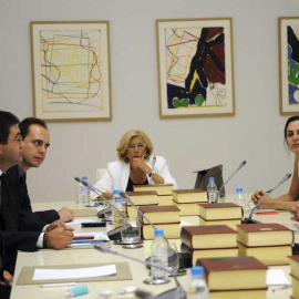 Una imagen de archivo del equipo del Gobierno de Manuela Carmena.