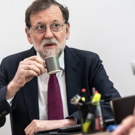 El expresidente del Gobierno Mariano Rajoy en una entrevista con Efe el 3 de diciembre de 2021.