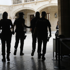 Interior de la Audiencia Provincial de Baleares.