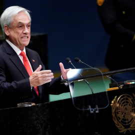 05/11/2019 - El presidente de Chile, Sebastián Piñera, en la 74 sesión de la Asamblea General de las Naciones Unidas en la sede de la ONU en la ciudad de Nueva York. REUTERS / Carlo Allegri