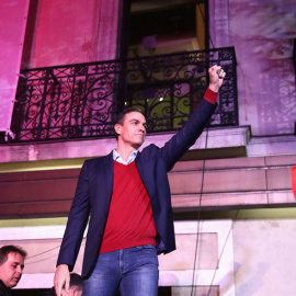 Sánchez, este domingo en Ferraz. REUTERS/Sergio Perez