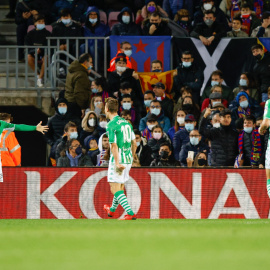 Partido entre el FC Barcelona y Betis en el Camp Nou Stadium el diciembre 04, 2021 en Barcelona.