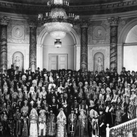 Baile de disfraces en 1903 en el Palacio de invierno.