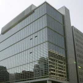 Vista exterior de la sede del Banco Mundial (BM) en Washington, Estados Unidos.