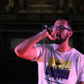 Imatge d'arxiu de Valtònyc en una actuació a Brussel·les el 2018.