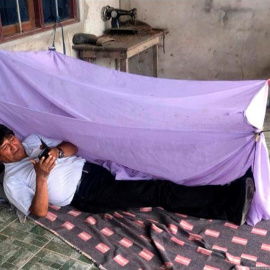 Fotografía tomada de la cuenta @evoespueblo del presidente de Bolivia, Evo Morales, en un lugar sin determinar en la región de Cochabamba (Bolivia).