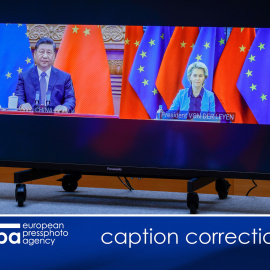 Xi Jinping y Ursula Von der Leyen