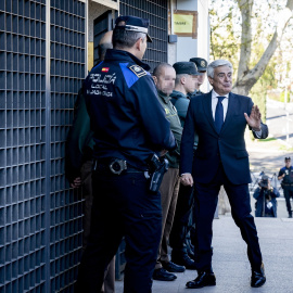 Pedro Rocha, a su llegada al Juzgado de Primera Instancia e Instrucción Número 4 de Majadahonda, en abril.