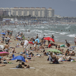 La Playa de la Malvarrosa.