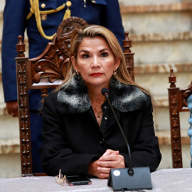 15/11/2019 - La opositora Jeanine Áñez, autoproclamada presidenta de Bolivia. / REUTERS - HENRY ROMERO