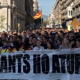 Los estudiantes catalanes se han mantenido en huelga durante 19 días | @Sepc