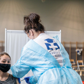 Campaña de vacunación en Polonia.