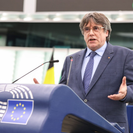 Carles Puigdemont a l'Europarlament