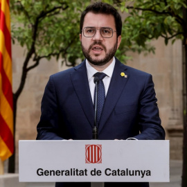 El presidente de la Generalitat, Pere Aragonès