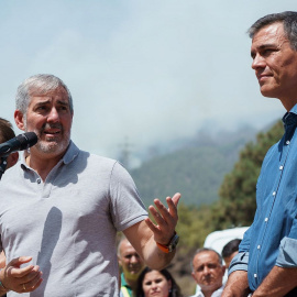 Fernando Clavijo y Pedro Sánchez, el pasado año en Tenerife.