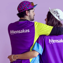 Imatge promocional de la cooperativa Mensakas, creada per exrepartidors de companyies com Glovo o Deliveroo.