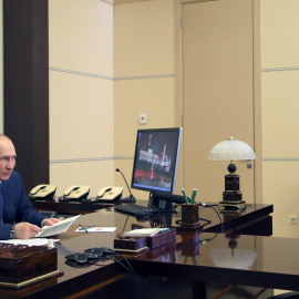 El presidente de Rusia, Vladímir Putin, a 25 de marzo de 2022.