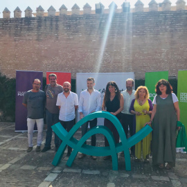 Acto de presentación de Adelante Andalucía, en Sevilla.