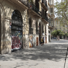 25 de agosto de 2024. Fachada del domicilio donde reside la pareja, en Barcelona, a 25 de agosto de 2024.