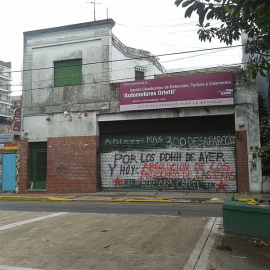 Automotores Orletti, una de las sedes de uno de los centros clandestinos durante la dictadura argentina, en Buenos Aires