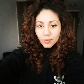 La fotoperiodista Albertina Martínez Burgos. / Twitter