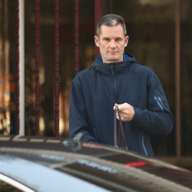 Iñaki Urdangarin, sale de Hogar Don Orione, donde hace voluntariado, en Pozuelo de Alarcón (Madrid), a 29 de octubre de 2019. / Europa Press