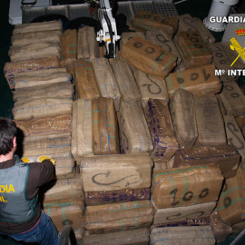 Las intervenciones de droga se han disparado en los últimos años en España. GUARDIA CIVIL