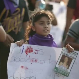 El hallazgo del cadáver de una joven desaparecida en México saca a la calle a cientos de mujeres