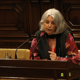 2017 - Àngels Martínez Castells en una imatge d'arxiu quan era diputada al Parlament.