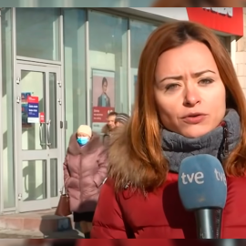 25/04/2022. La periodista Érika Reija como corresponsal en Rusia.