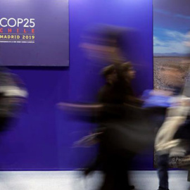 Asistentes a la cumbre del clima COP25 en Madrid. / JUAN CARLOS HIDALGO (EFE)