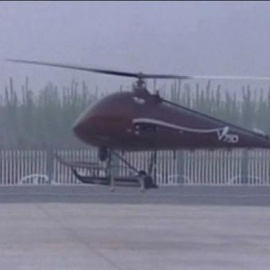 Helicóptero no tripulado en China