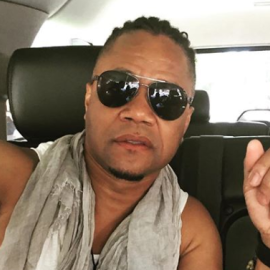 El actor estadounidense Cuba Gooding Jr en una foto de su instagram @cubagoodingjr