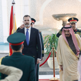 Imagen de archivo de la visita del rey Felipe VI a Arabia Saudí en enero de 2017. CASA REAL