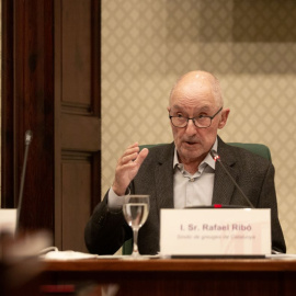 El Síndic de Greuges, Rafael Ribó, comparece en el Parlament de Catalunya, a 15 de noviembre de 2021, en Barcelona.