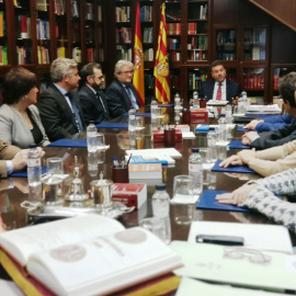 La Sala de Gobierno más feminizada de la historia del TSJ de Aragón ha tomado posesión este jueves.