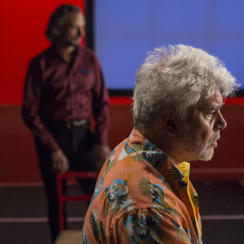 Pedro Almodóvar, durante el rodaje de 'Dolor y gloria'. MANOLO PAVÓN