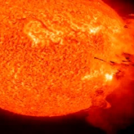 El Sol pegó un reventón ayer