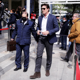 Luis Medina llega a los juzgados de Plaza Castilla para declarar a 24 de Abril de 2022 en Madrid.