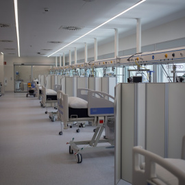 29/04/2022. Imagen del Hospital Moisès Broggi en Sant Joan Despí,  a 20/04/2021.