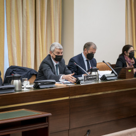 El presidente de la Corporación RTVE, José Manuel Pérez Tornero, comparece en la Comisión Mixta de Control Parlamentario de la Corporación RTVE, en el Congreso de los Diputados, a 24 de marzo de 2022, en Madrid.