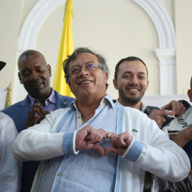 6/5/22-El candidato a la presidencia de Colombia Gustavo Petro, a 5 de abril de 2022, en Bogotá.