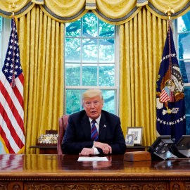 Donald Trump ha hablado con su homólogo mexicano, Enrique Peña Nieto, para modificar el Nafta - REUTERS  /Kevin Lamarque