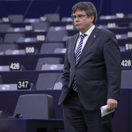 Carles Puigdemont en el Parlamento Europeo