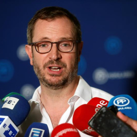 El vicesecretario del Partido Popular, Javier Maroto, en declaraciones a los medios/ EFE/Fernando Alvarado.