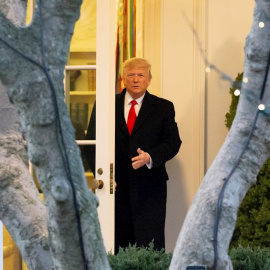 El presidente de EEUU, Donald Trump, este miércoles. EFE/Michael Reynolds