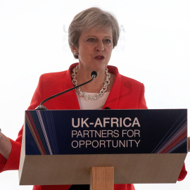 La primera ministra británica, Theresa May. EFE/Nic Bothnma