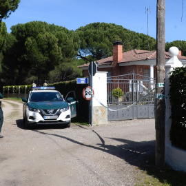09/04/2022- La Guardia Civil, durante el registro del domicilio de uno de los investigados por el caso de Esther López, en Traspinedo (Valladolid), el 9 de abril