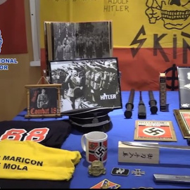 Imagen de los artículos incautados